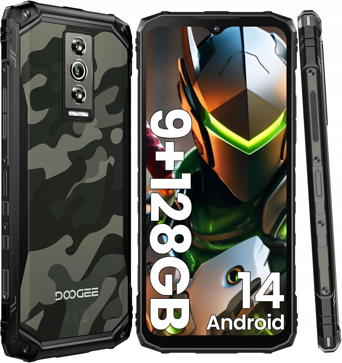 Doogee BLADE10 9GB+128GB Pancéřový Smartphone 5150mAh 6,56