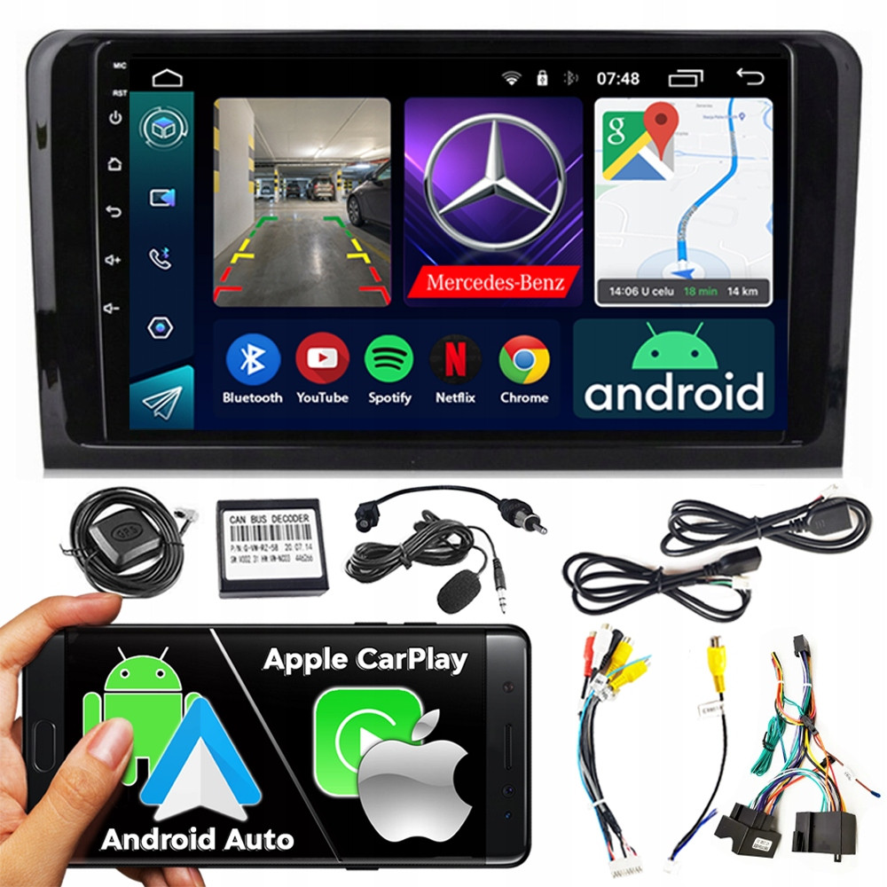 Ncs RS-305 Mercedes-benz ML W164 2005-2011 Android