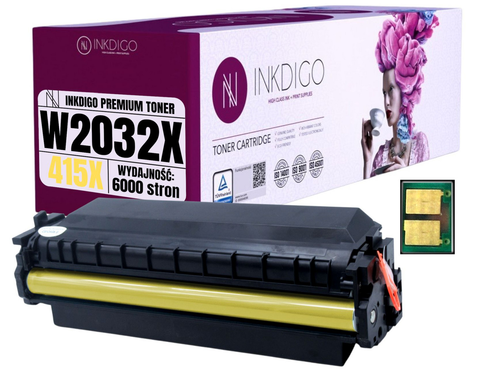 W2032X XL s Čipem Toner Do Tiskárny Hp Laserjet M479fdn M479fdw M479fnw XL