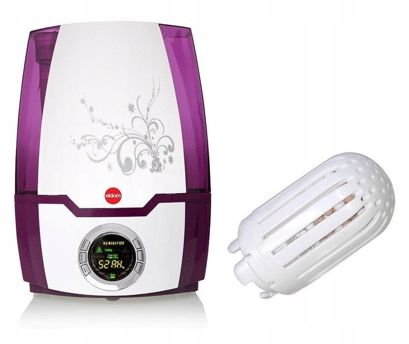 Zvlhčovač vzduchu Eldom NU5 Ionizátor Vlhkoměr 1 Filtr V Sadě