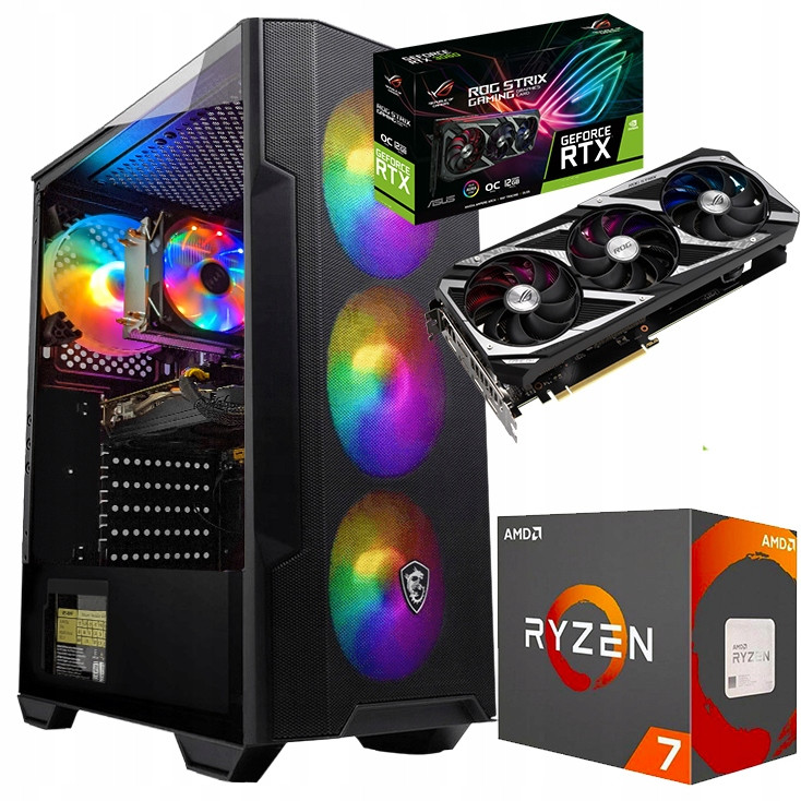 Herní Pc Stormforce 5700X Ryzen 32GB Rtx 4060 8GB +Wi-Fi +WIN11