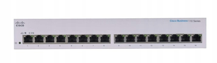 Nový Switch Cisco CBS110-16T-EU Switch 16xGB 19