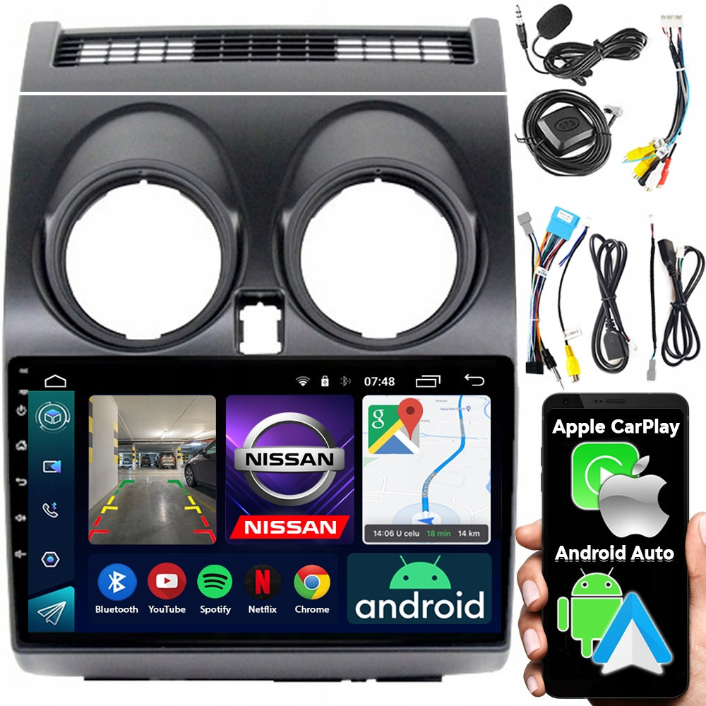 Ncs Autorádio RS-305 Nissan Qashqai 2006-2013 Android Navigace