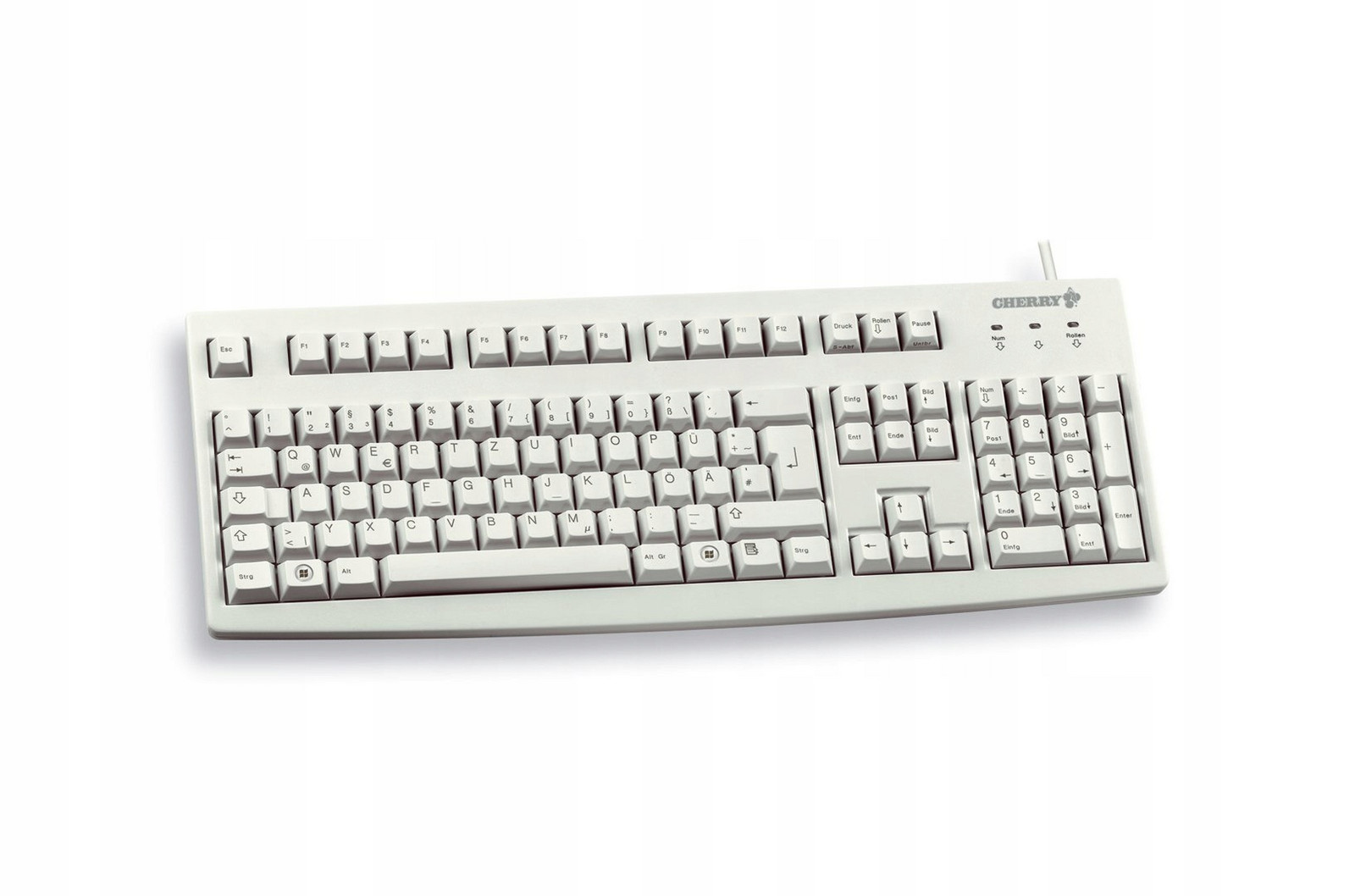 Cherry G83-6105 klávesnice Univerzální Usb Qwertz Němčina Šedá