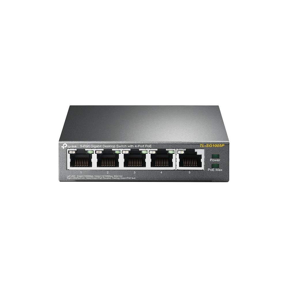 Switch TP-Link TL-SG1005P 5 portů černý