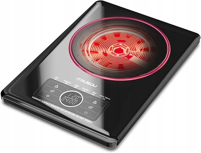 iTRUSOU elektrická varná deska, 18 mm pro všechny typy hrnců