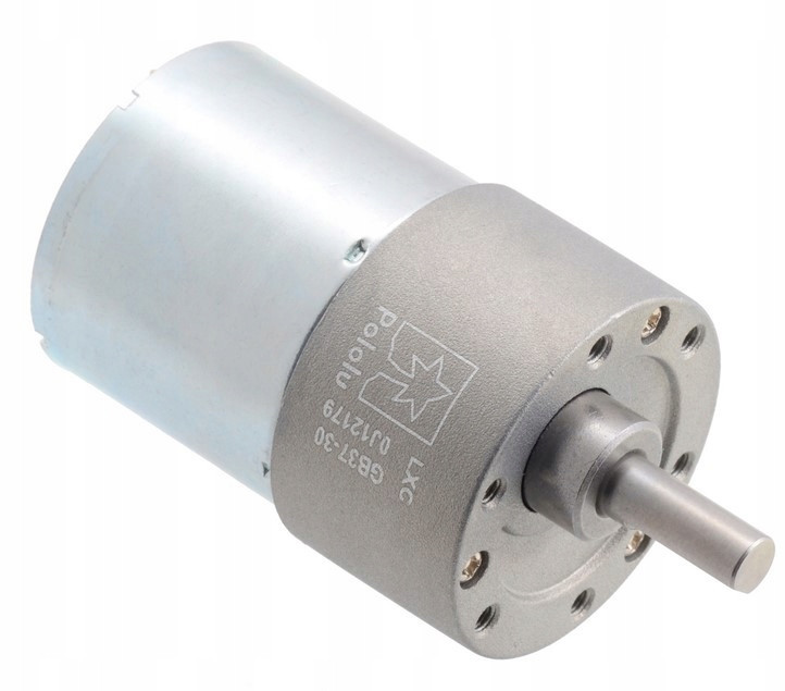30:1 Kovový Gearmotor 37DX52L MM 12V Heli Pololu