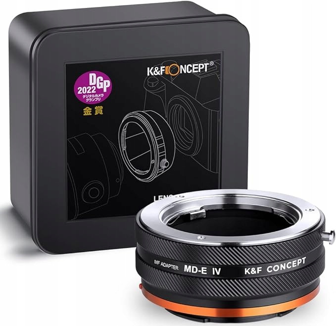 Adaptér Pro Montáž Objektivu Fotoaparátu K&f Concept IV Pro MD Na Nex K Sony