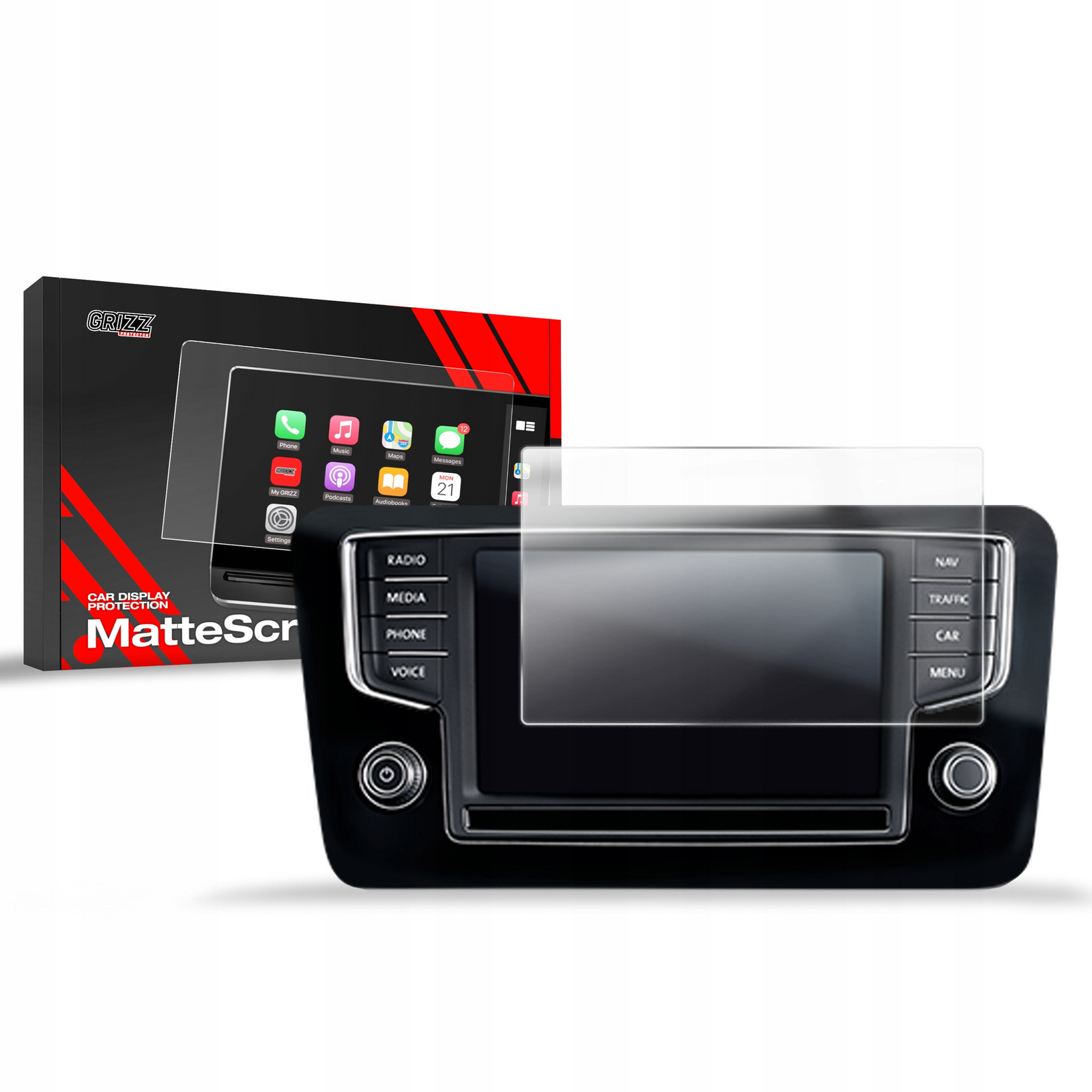 Fólie Matná pro Volkswagen Tiguan 2 Discover Media (2017-2019)