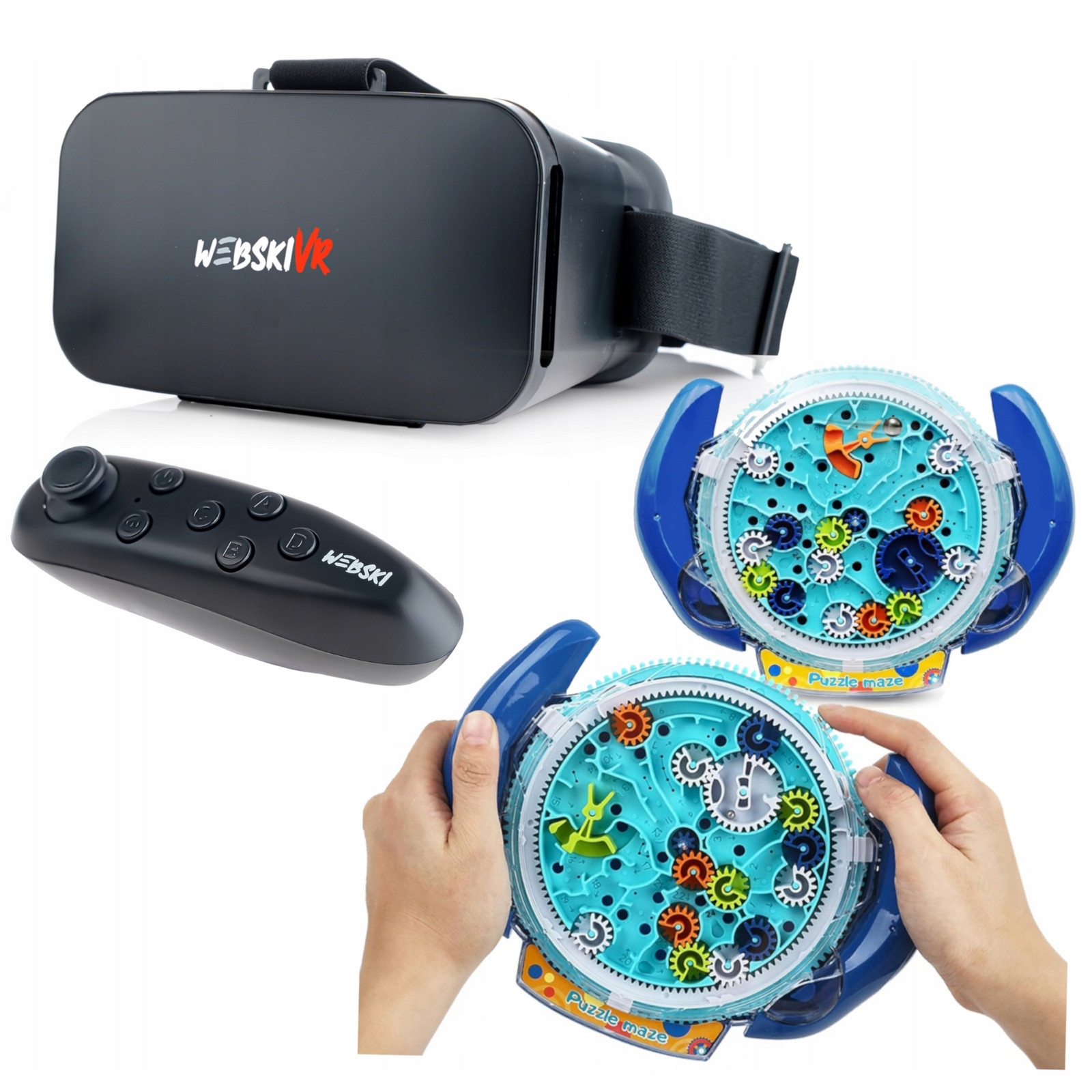 Brýle Vr 360 Stupňů+gamepad+ediční Labitentní Hra