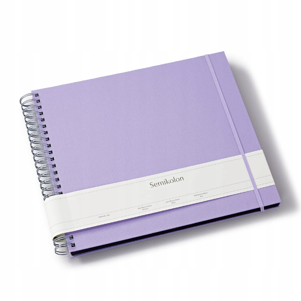 Album Semikolon Maxi Mucho černé listy, lilac silk