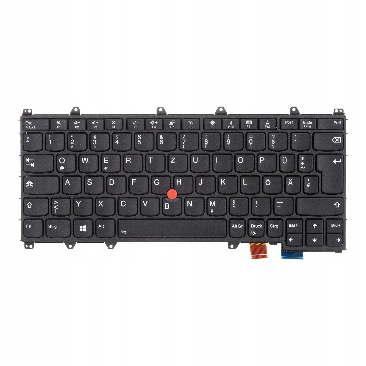 Klávesnice Lenovo 01HW587 SN20P38598 De Němčina Qwertz Yoga X380