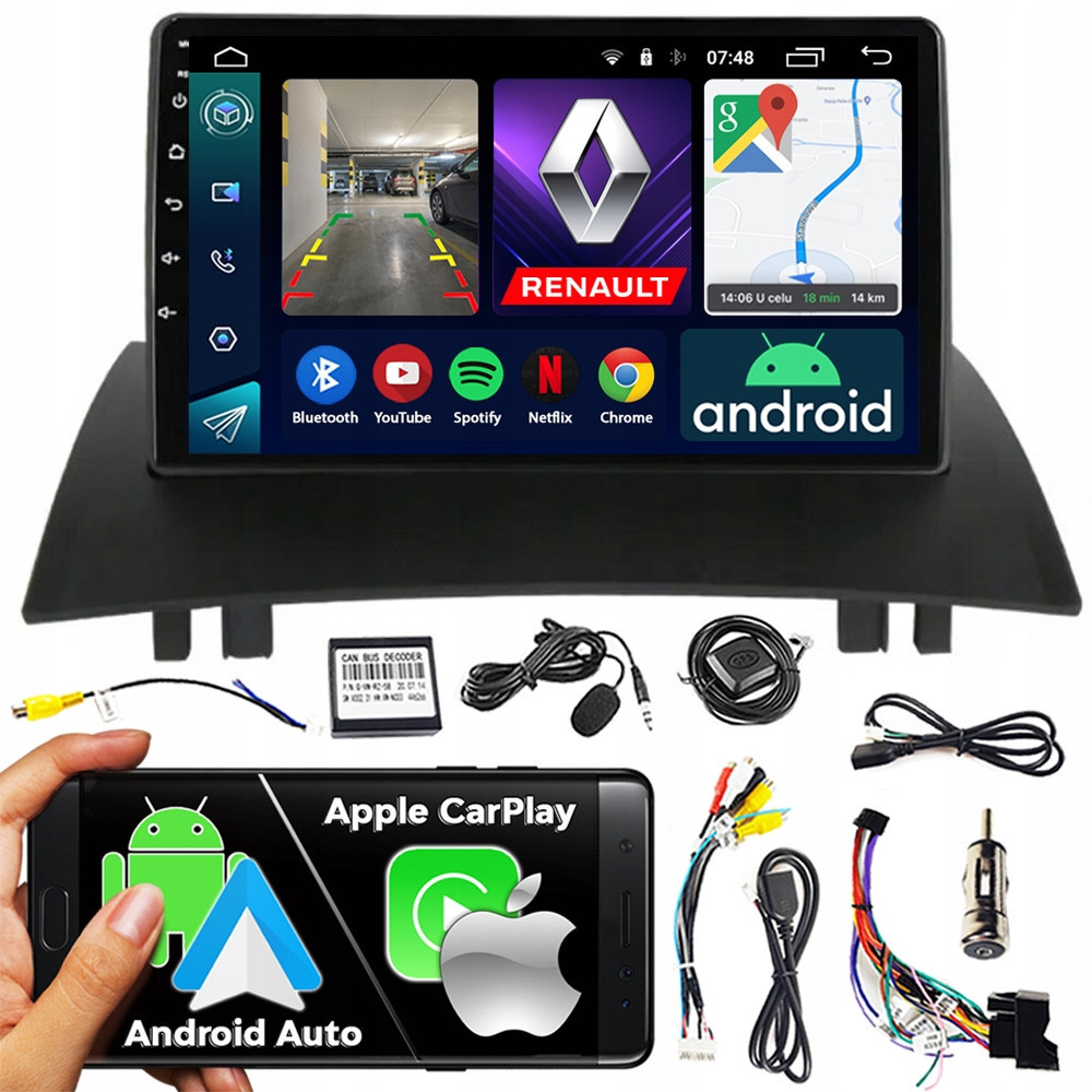 Ncs Autorádio RS-305 Renault Megane 2 II 2002-2008 Android