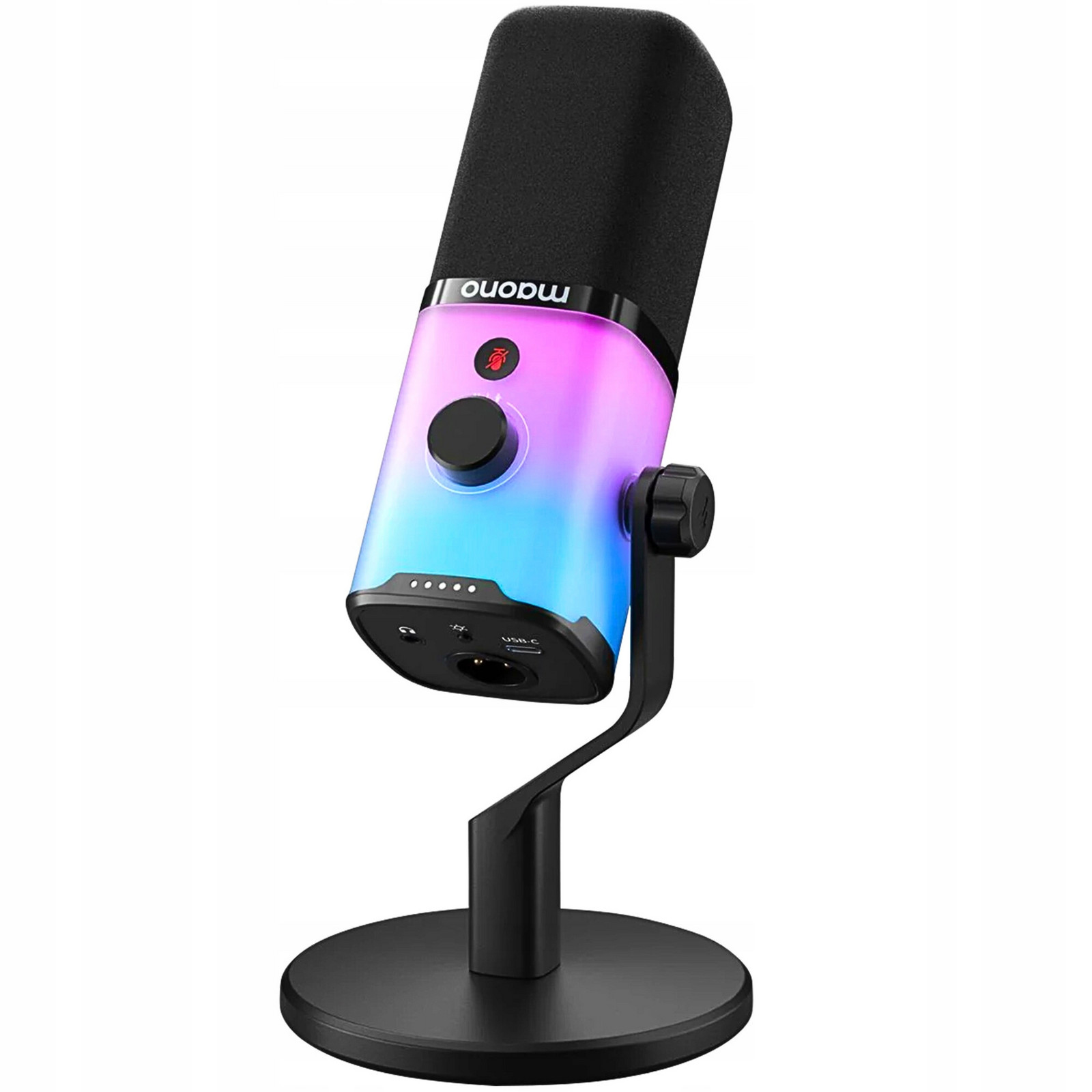 Dynamický mikrofon Maono PD100X Rgb Studiové nahrávání Streamování