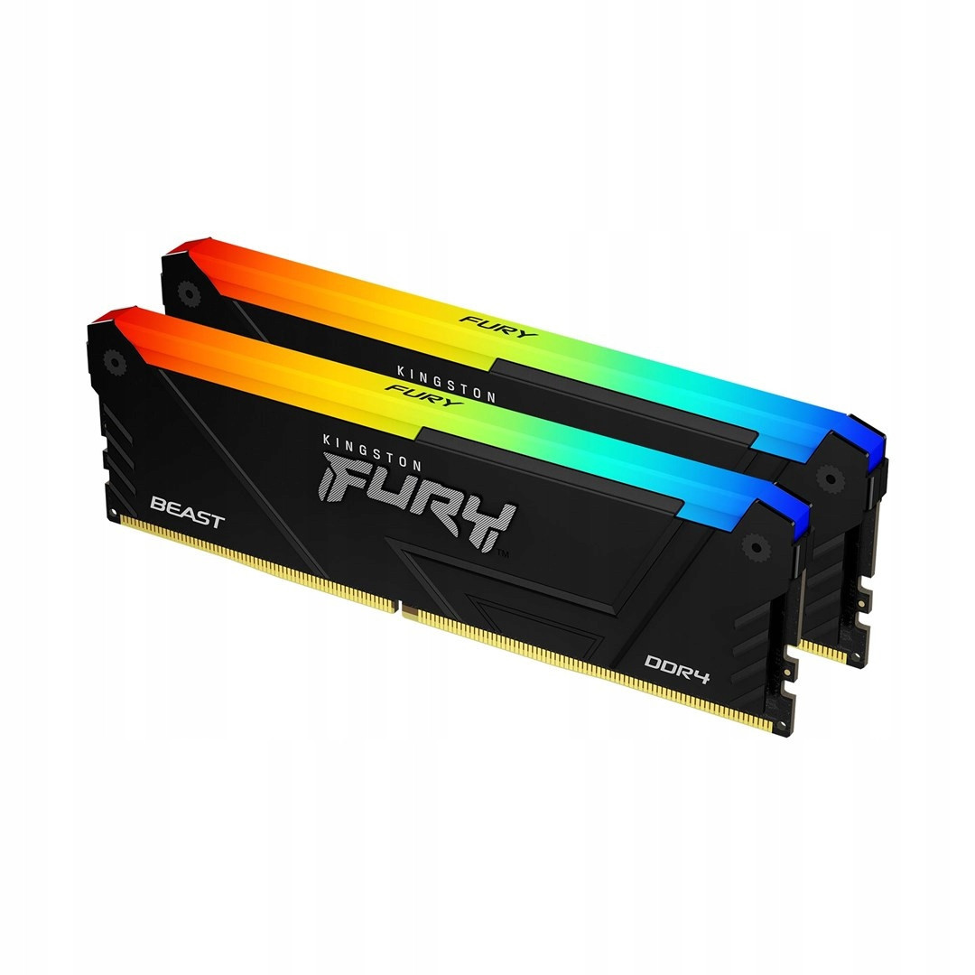 Kingston DDR4 32GB 3200MT/s CL16 DIMM (sada 2) 1Gx8 Fury Beast Rgb