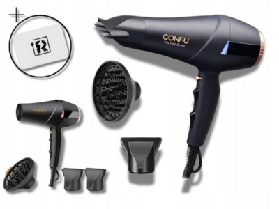 Fén Profesionální Kadeřnický Domů Iontový 3 Nastavení Bonus