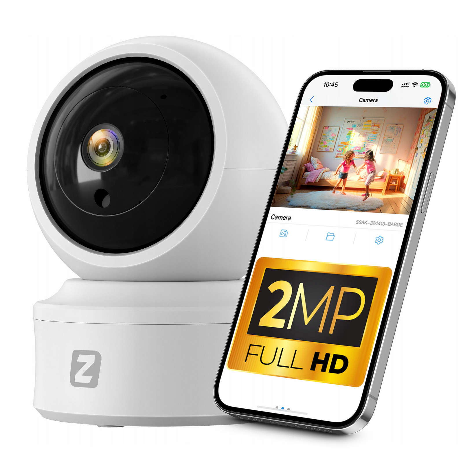 Wifi kamera otočná Smart Wifi 1080P 2MPx Full Hd Audio, Detekce Camhipro