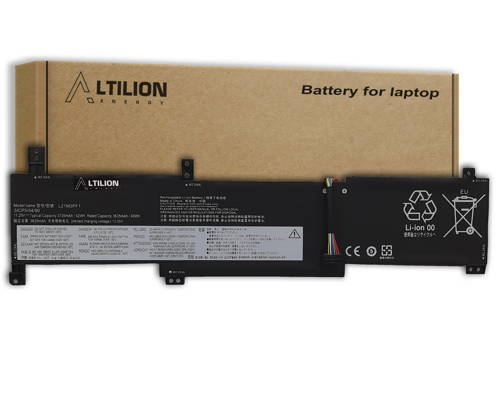 Baterie L21M3PF1 L21M3PF0 L21D3PF0 Lenovo IdeaPad 1-14A IdeaPad 1-15