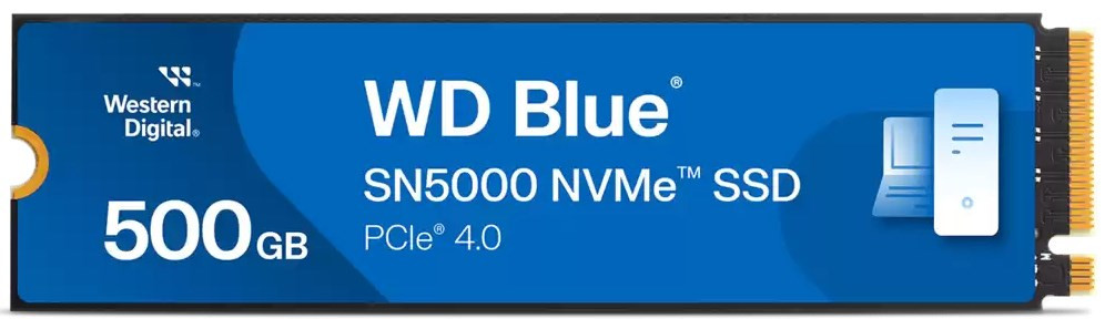 Ssd disk Wd Blue SN5000 500GB M.2 NVMe WDS500G4B0E
