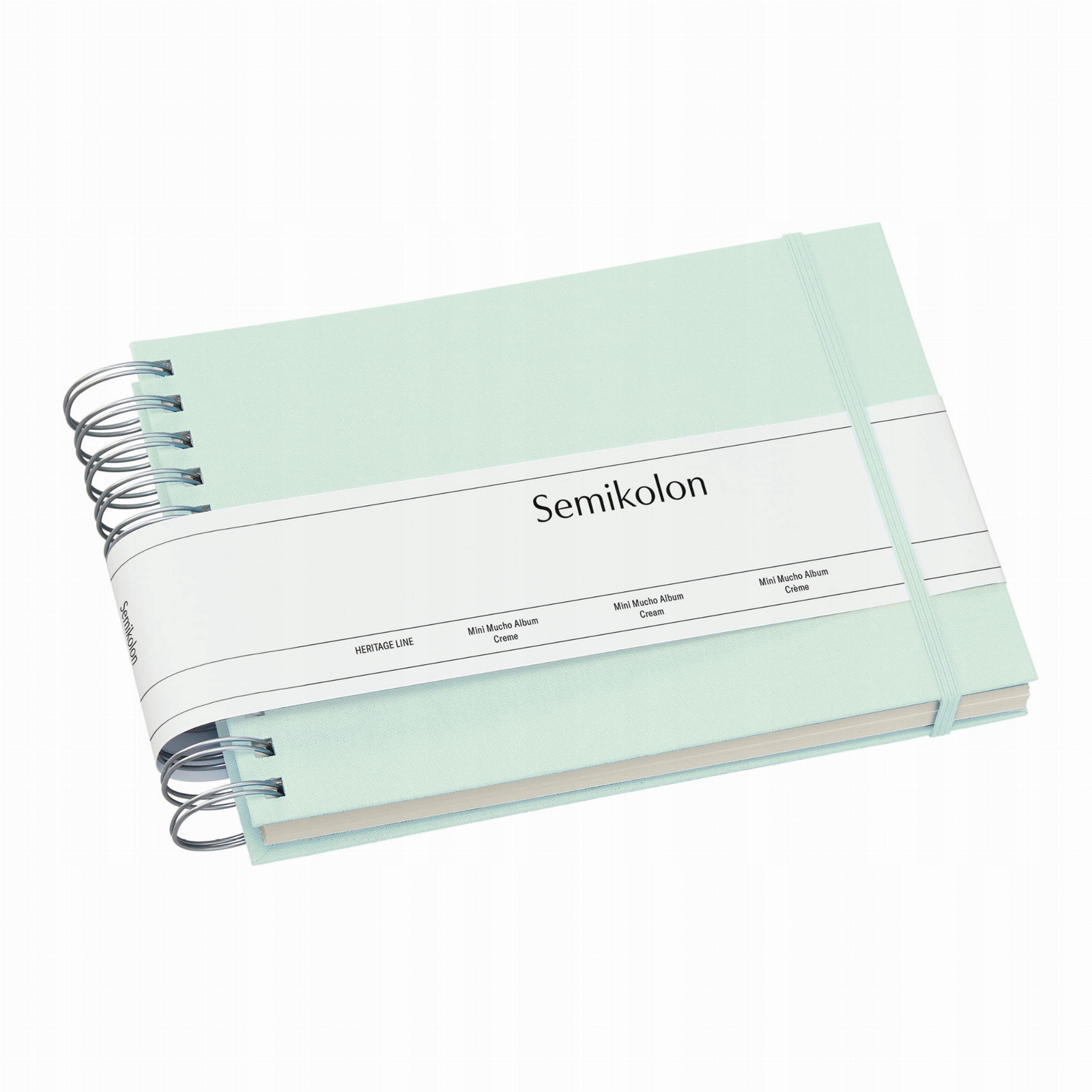 Album Semikolon Mini Mucho krémové kartičky, moss