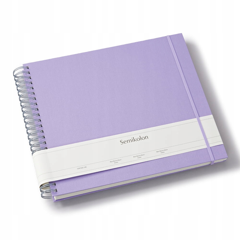 Album Semikolon Maxi Mucho, krémové kartičky, lilac silk