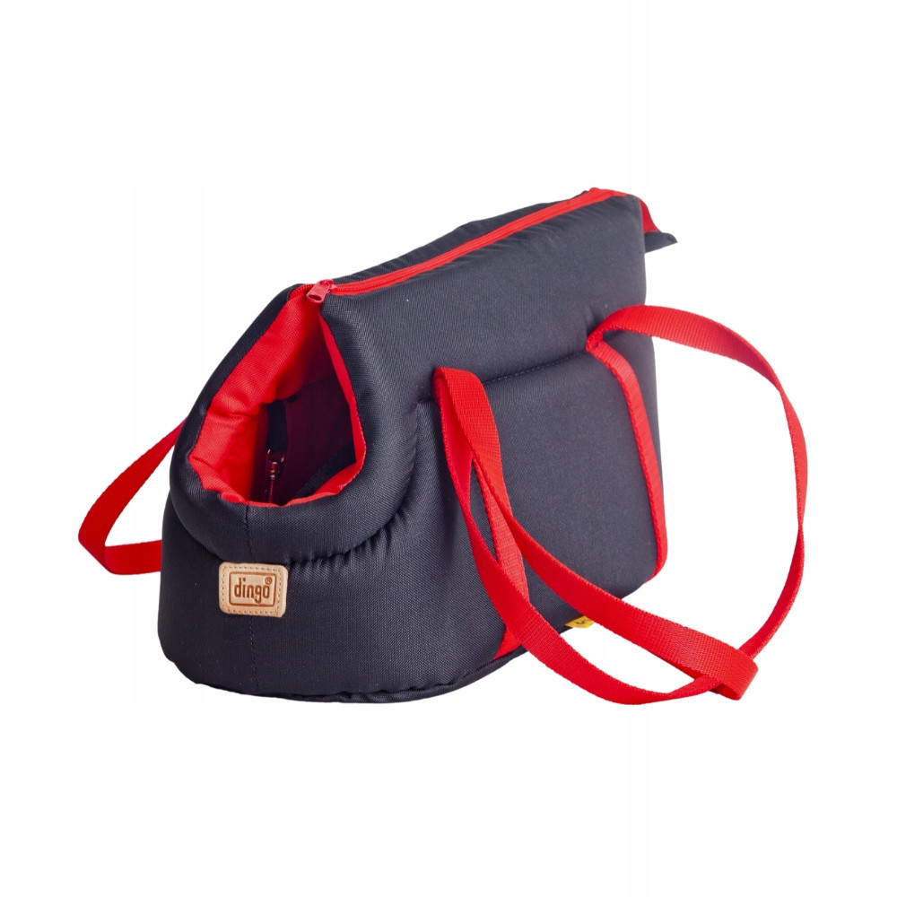 Přepravní taška pro malého psa/kočku voděodolná Dingo černo-červená M