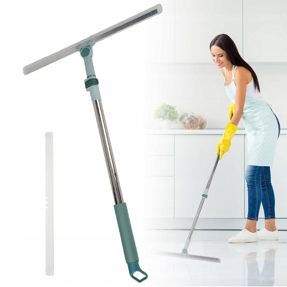 Silicone stěrka na sběr vody 110 cm hliníková Násada