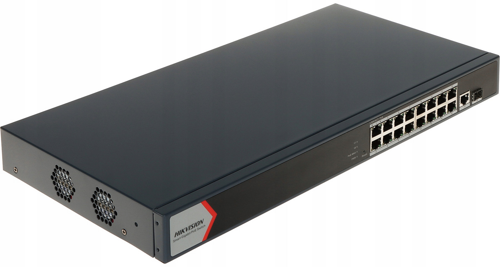 Switch Poe DS-3E1518P-EI(V2) 16PORTOVÝ Sfp Hikvision