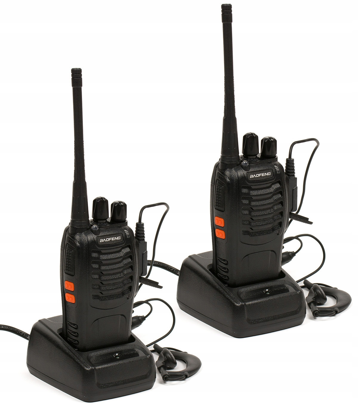 2x Baofeng BF-888S Pmr Walkie Talkie Velký Dosah Vysílačka Radiotelefon