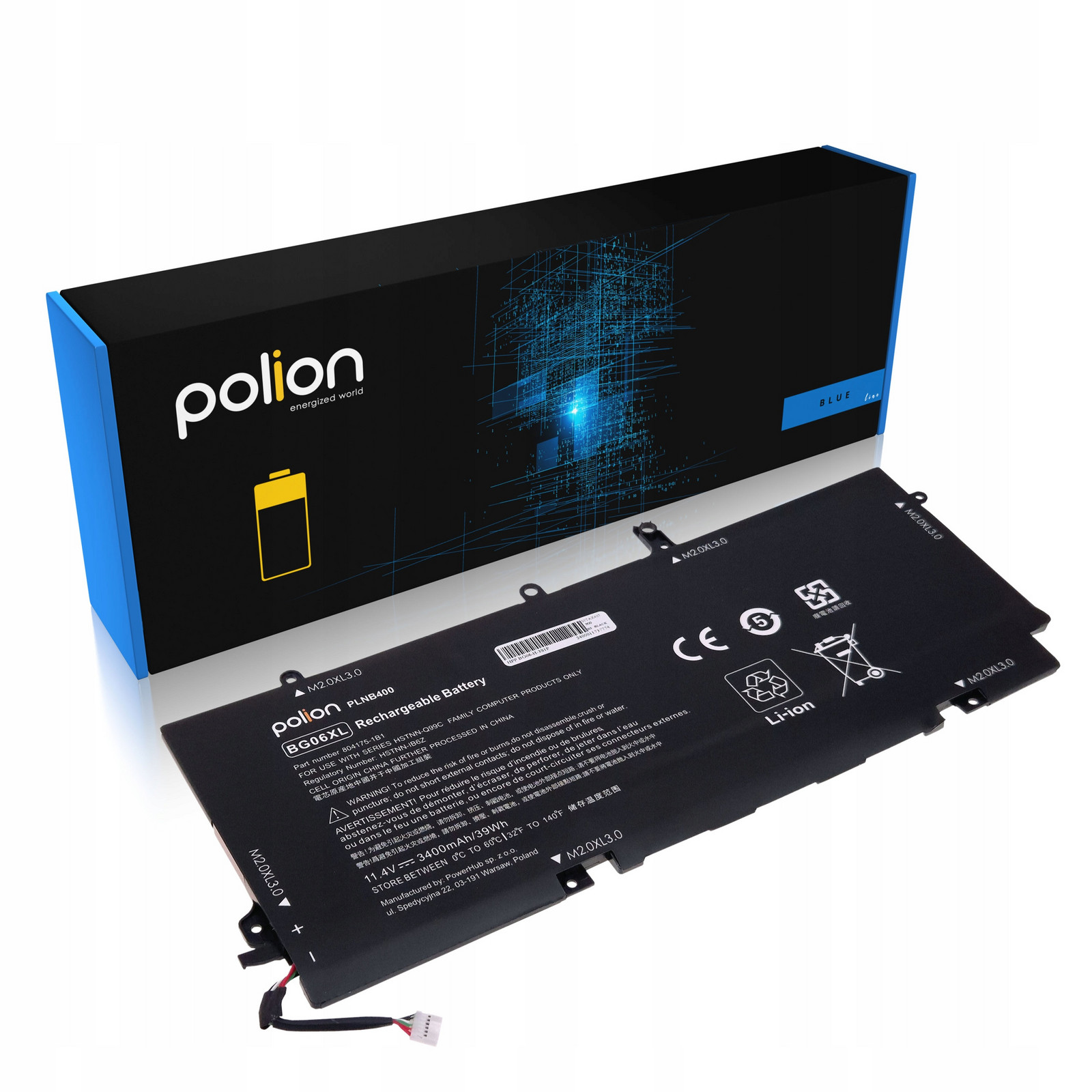 Baterie BG06XL pro Hp EliteBook Folio 1040 G3