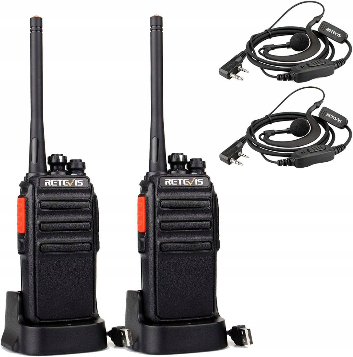 Radiovlnné Vysílačky Retevis RT24V Walkie Talkie Radiostanice 2PACK Pro