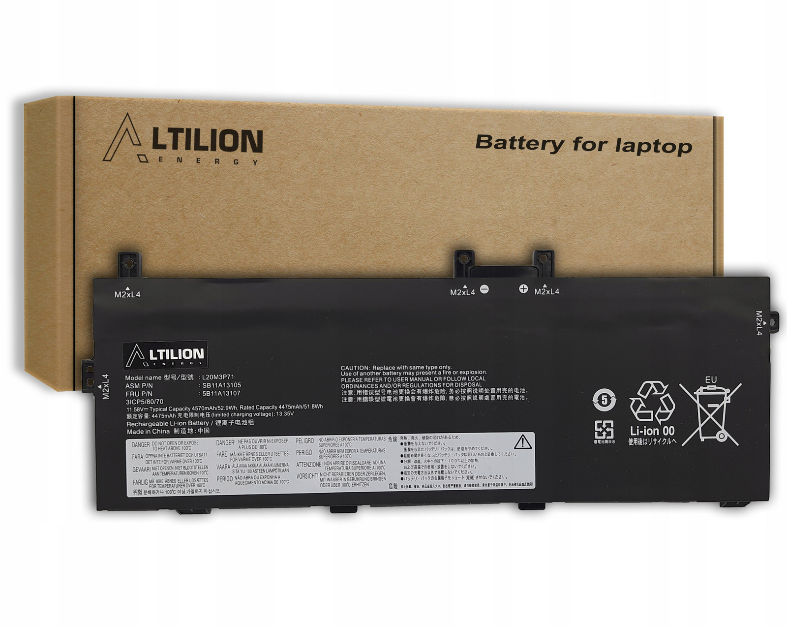 Baterie L20M3P71 L20C3P71 L20L3P71 pro Lenovo ThinkPad X13 Yoga Gen 2