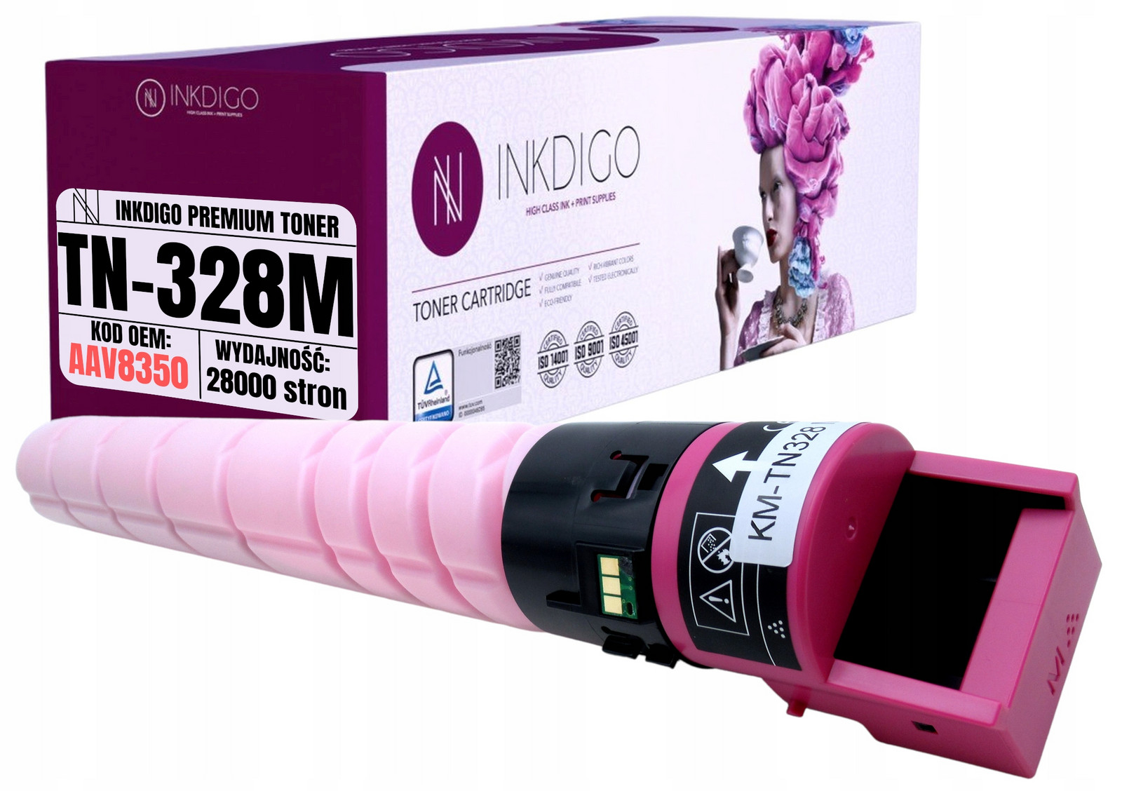 Náhrada TN328M Toner Do Tiskárny Konica Minolta Bizhub C250i C300i C360i