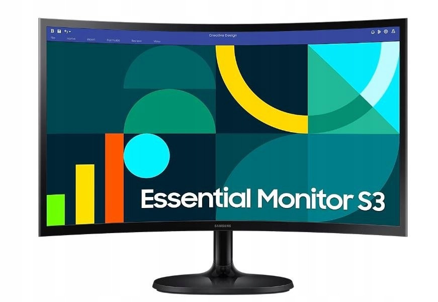 Monitor 24 palců S36GD Va 1920x1080 Fhd 16:9 1xD-sub 1xHDMI 4 ms 100Hz zakrz