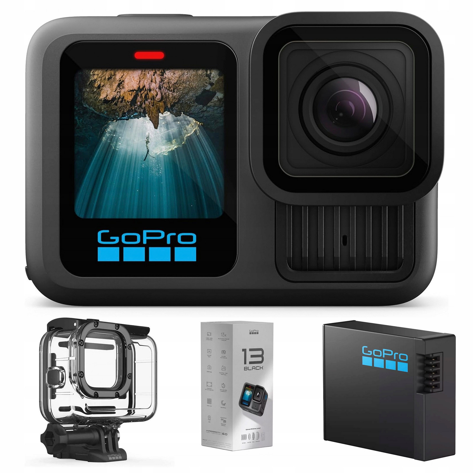 Sportovní kamera GoPro Go Pro HERO13 5.3K Hypersmooth 6.0 Pouzdro Molded Case