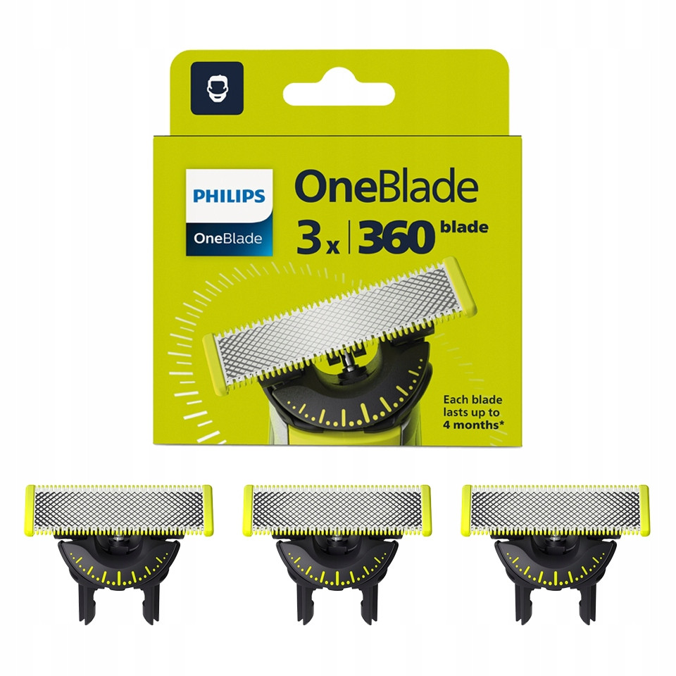 Čepele Philips QP430/50 Oneblade 360 3 Kusů