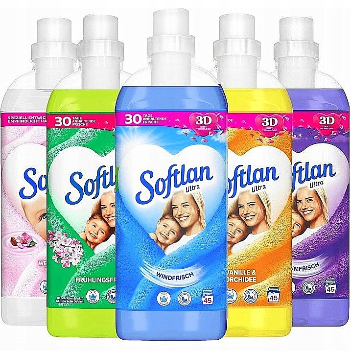 Softlan Ultra Sada Avivážních Koncenrátů Německá Kapalina De 5X 1L