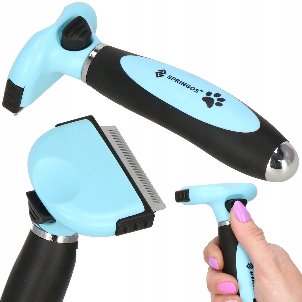 Kartáč Hřeben Na Česání Odstranění Chlupů Pro Kočky Psa Samočistící