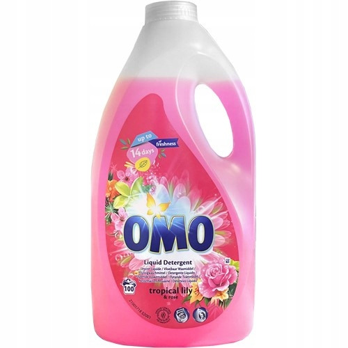 Omo Tropical Lily & Rose Gel na praní Vonný 5L 100 praní