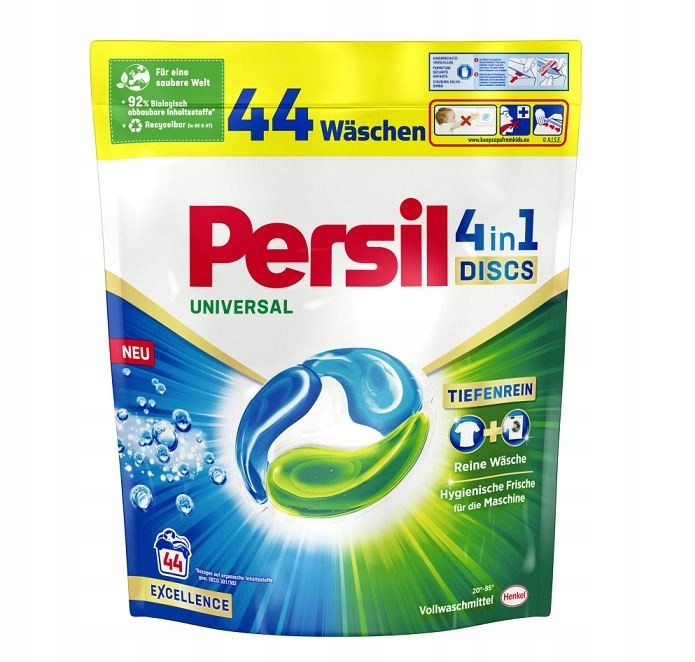 Persil Universal 4v1 44ks německé kapsle na bílé i světlé prádlo