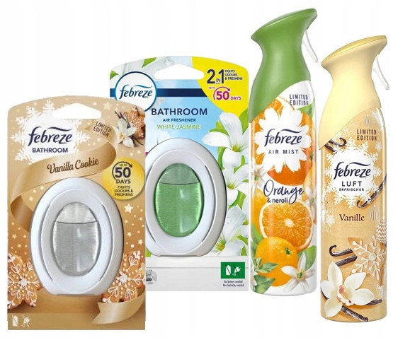 Febreze Ambi Pur Osvěžovač vzduchu Pomeranč Vanilka Bílý jasmín