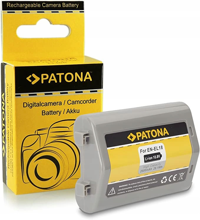 Akumulátor Patona EN-EL18D 2600 Mah Li-ion 10,8 V