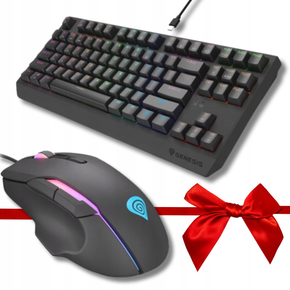 Herní Set Mechanická klávesnice Herní myš Genesis pro hráče