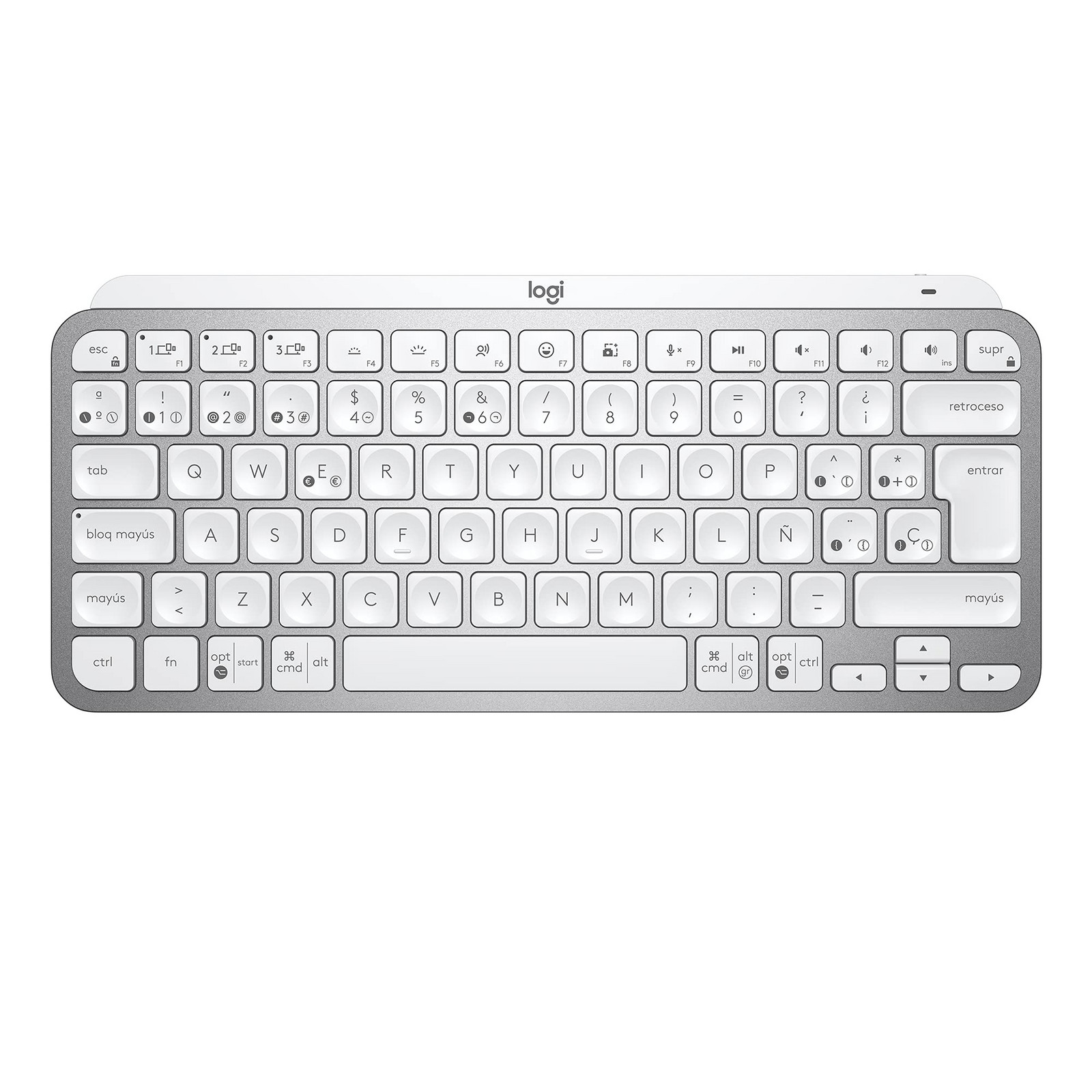 Klávesnice Logitech MX Keys Mini Šedá