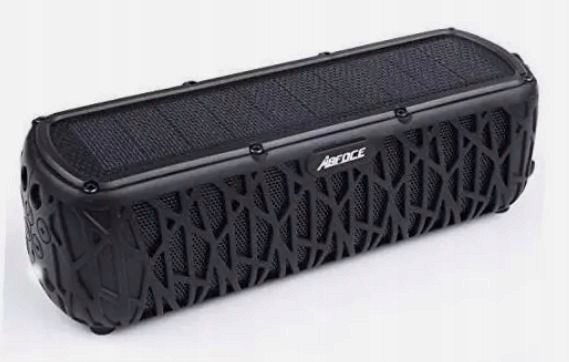 Bluetooth přenosný reproduktor napájený solární energií vestavěná baterie