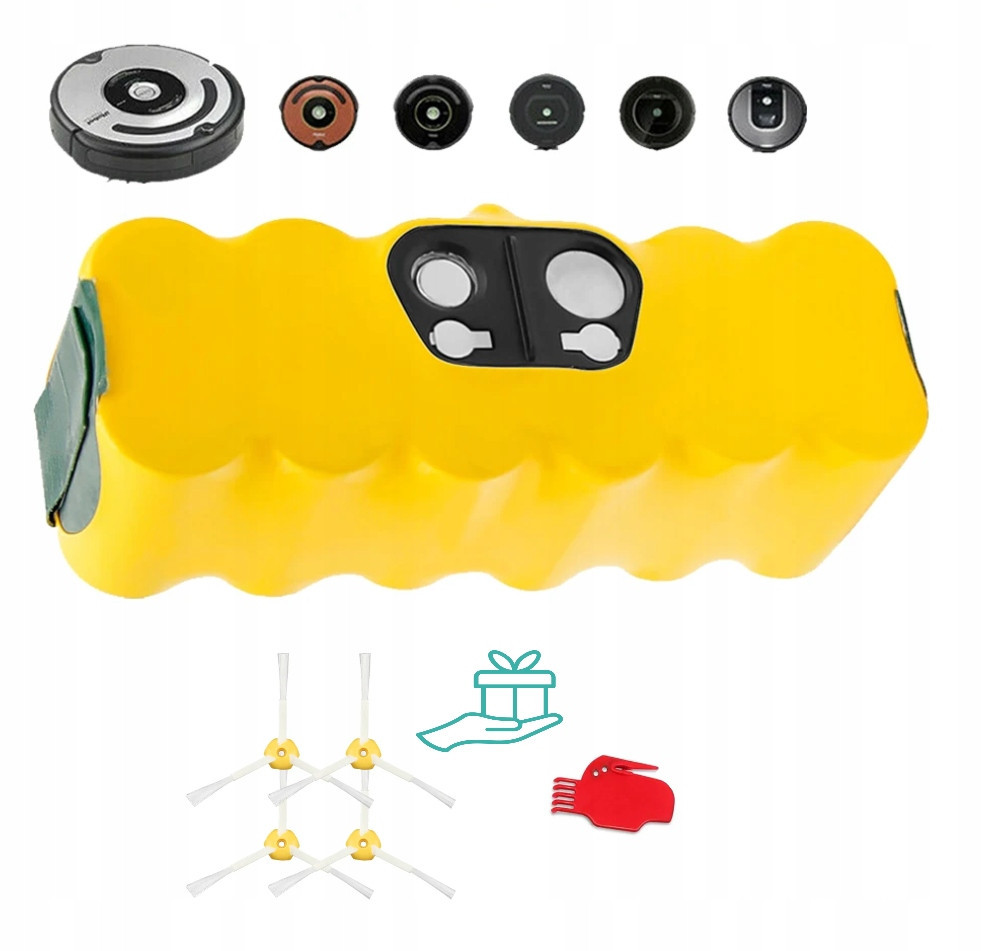 5Ah Baterie iROBOT Roomba Serie 500 600 700 800 Ni-mh Akumulátor 5000mAh