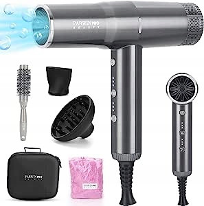 Vysoušeč Vlasů Parwin Pro Beauty 2000W Sada S Kartáčem