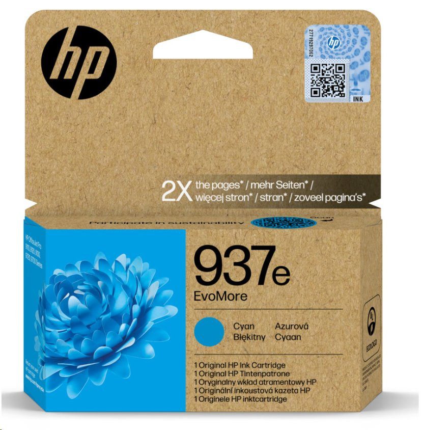 Toner Hp až Hp 4S6W6NE modrý (cyan)