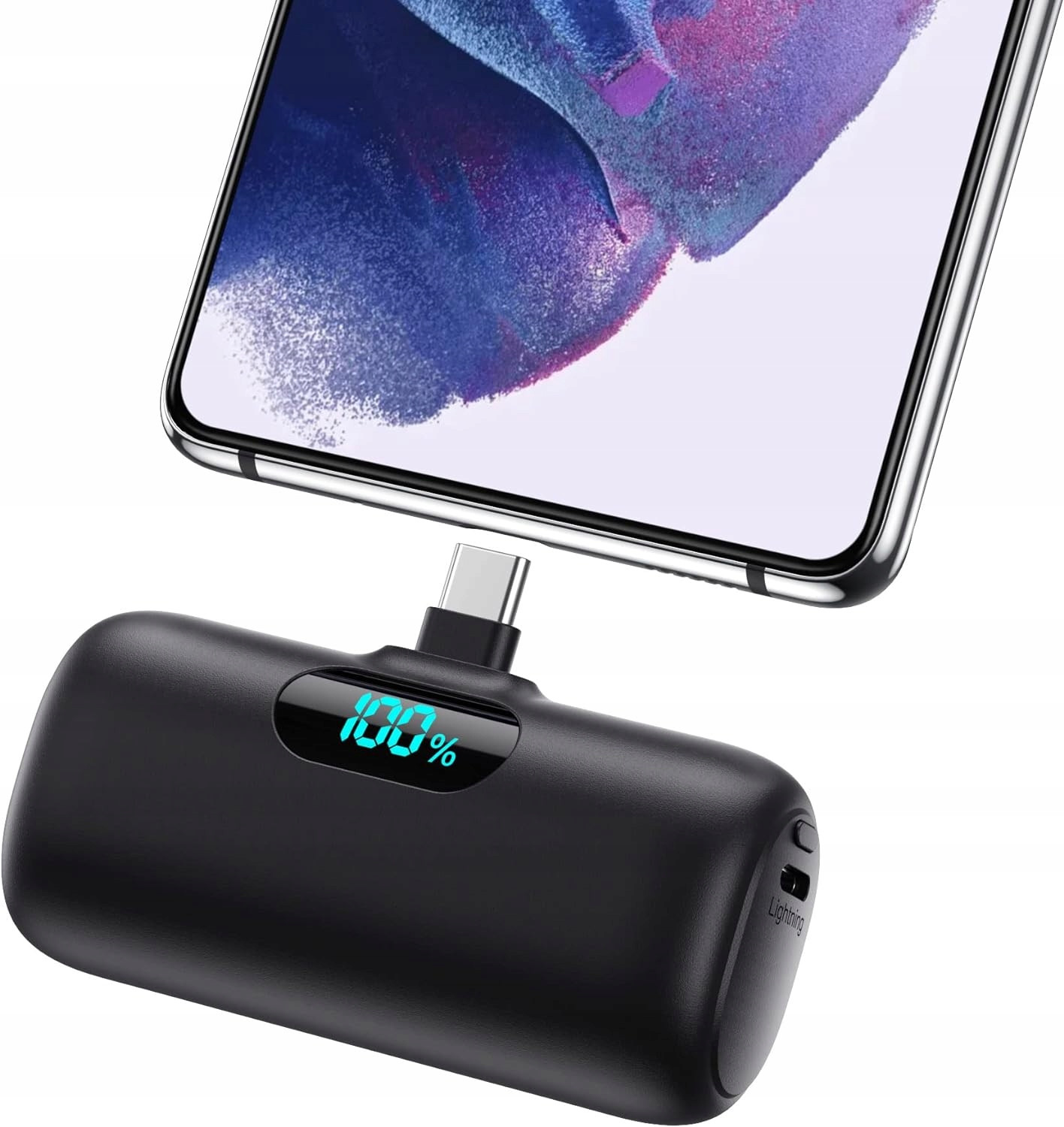 Powerbanka 5000MAH Pd 15W Ultra Kompaktní Feob LCD Obrazovka Iphone 15 Usb-c