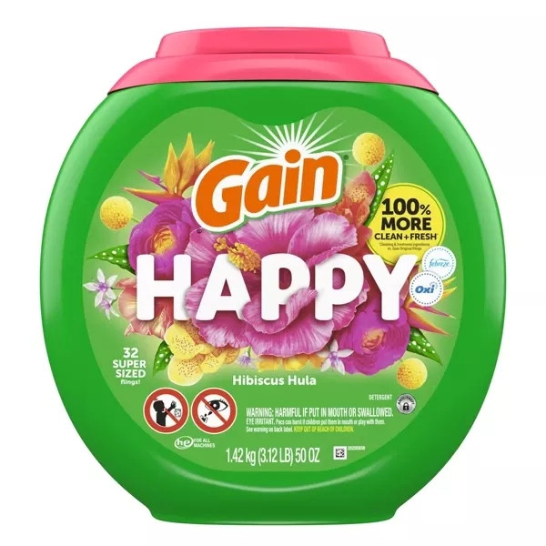 Gain Happy 32 ks Univerzální kapsle na praní tkanin